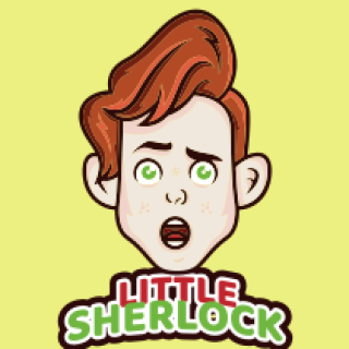 theater logo amazed face teen boy mascot