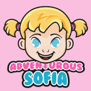 beauty logo icon smiling little girl mascot
