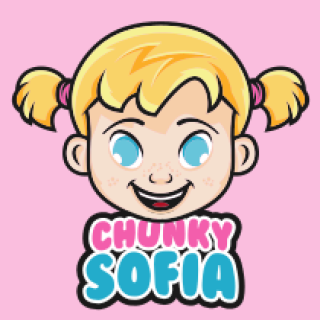 beauty logo icon smiling little girl mascot