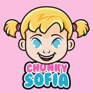 beauty logo icon smiling little girl mascot