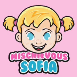 beauty logo icon smiling little girl mascot