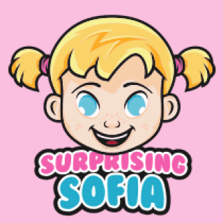 beauty logo icon smiling little girl mascot