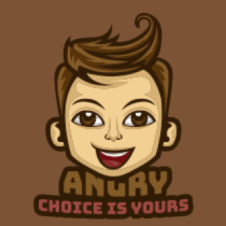 mascot logo smiling boy with stylish hair