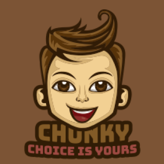mascot logo smiling boy with stylish hair
