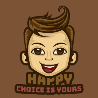 childcare logo maker happy boy mascot