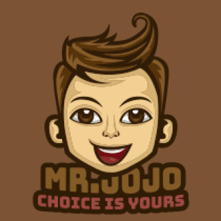 mascot logo smiling boy with stylish hair