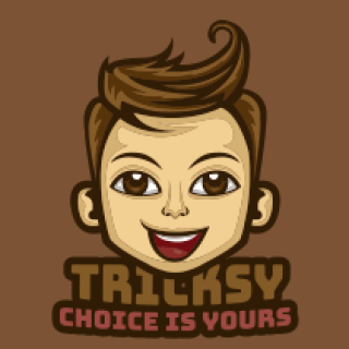 mascot logo smiling boy with stylish hair