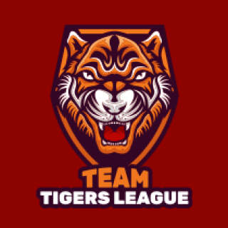 sports logo angry tiger mascot in shield