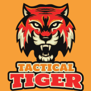 animal logo fierce looking tiger face mascot