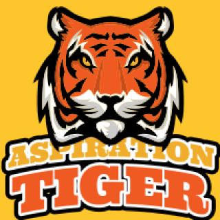 animal logo symbol elegant tiger mascot