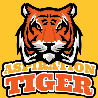 animal logo symbol elegant tiger mascot