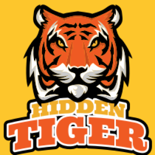 animal logo symbol elegant tiger mascot