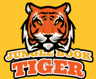 animal logo symbol elegant tiger mascot