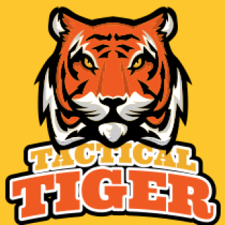 animal logo symbol elegant tiger mascot