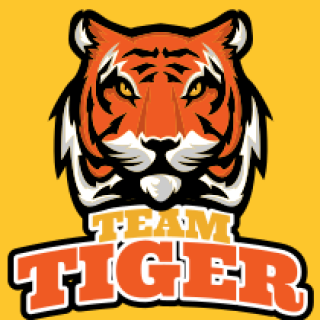 animal logo symbol elegant tiger mascot