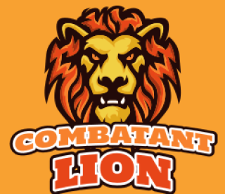 animal logo maker angry lion face