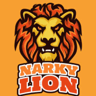 animal logo maker angry lion face