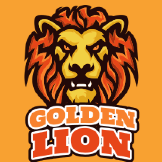 animal logo maker angry lion face