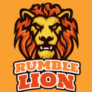 animal logo maker angry lion face