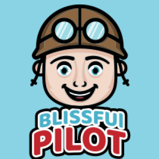 gaming logo smiling pilot boy mascot