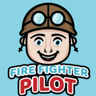 gaming logo smiling pilot boy mascot