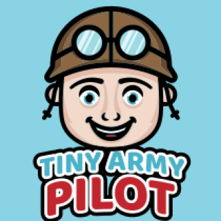 Happy boy mascot wearing pilot hat