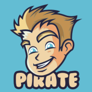 childcare logo icon boy in happy mood mascot