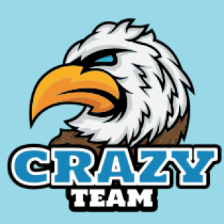 animal logo side profile bald eagle mascot