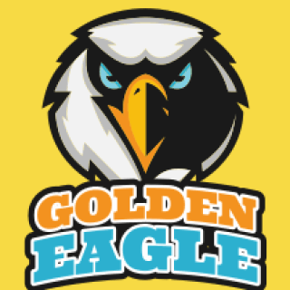 animal logo bald eagle face mascot