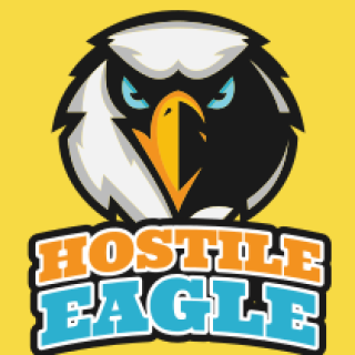animal logo bald eagle face mascot