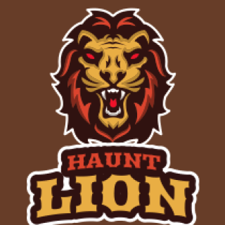 animal logo template roaring lion face mascot