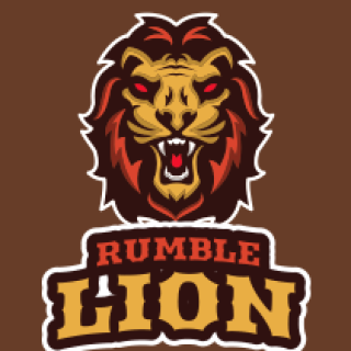 animal logo template roaring lion face mascot