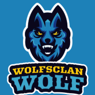 animal logo maker angry wolf face mascot