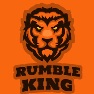 animal logo online serious lion face mascot