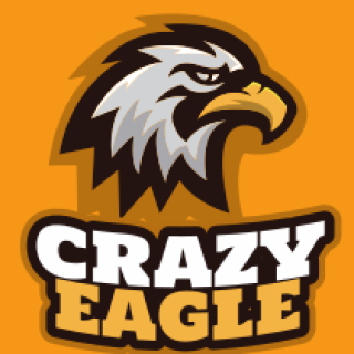 animal logo creator bald eagle mascot