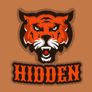 animal logo icon angry tiger mascot roaring