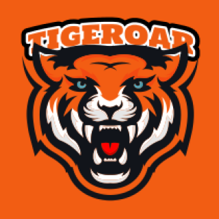 animal logo maker roaring tiger