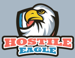 security logo online bald eagle in shield