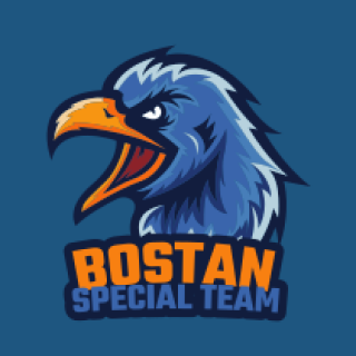 squawking eagle mascot logo