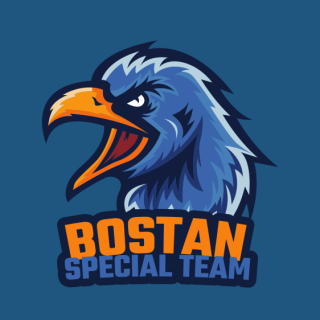 squawking eagle mascot logo