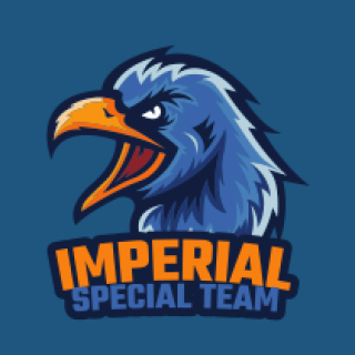 squawking eagle mascot logo