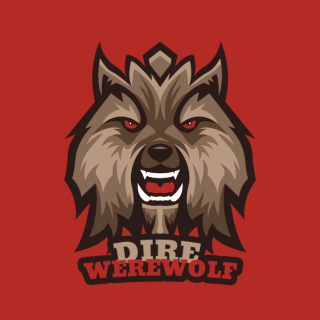 angry werewolf mascot