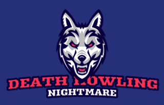 animal logo maker smiling wolf mascot
