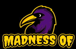 bird logo raven mascot yellow beak