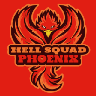 bird logo maker red phoenix mascot