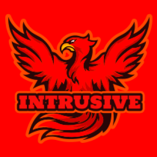 bird logo angry red phoenix mascot