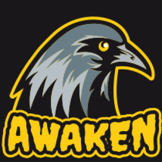 bird logo raven head mascot