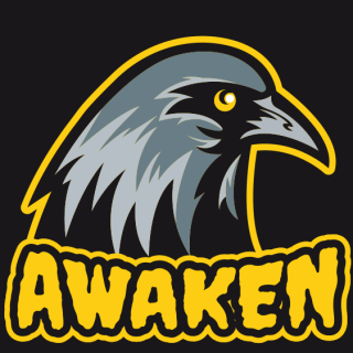 bird logo raven head mascot