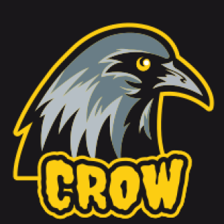 bird logo raven head mascot