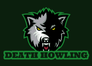 animal logo icon angry wolf mascot